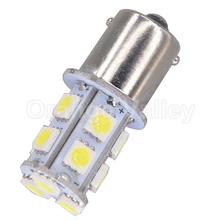 100 шт Лидер продаж 1156 BA15S P21W 13 SMD 5050 светодиодный стояночный тормоз сзади Хвост поворотов освещение, грушевидные лампочки авто светодиодный шарик автомобиля