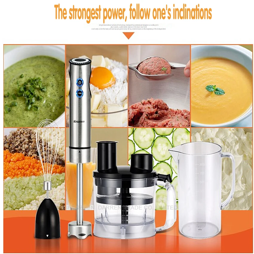 1PC Multifunctional Household Electric Salad cutter Hand Stick Blender