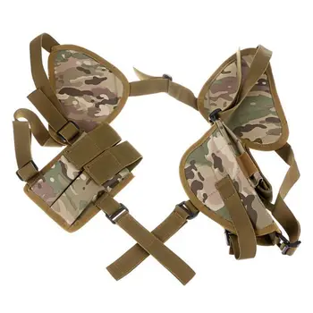 

Airsoft Tactical Military Double Pouch Hunting Combat Nylon Gun Shoulder Holster Pouch Hand Gun Holster Glock / Taurus / Beretta