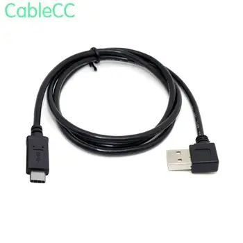 

Reversible USB-C Type C to USB 2.0 90 Degree Left & Right Angled Data Cable for Macbook & Tablet & Cell Phone