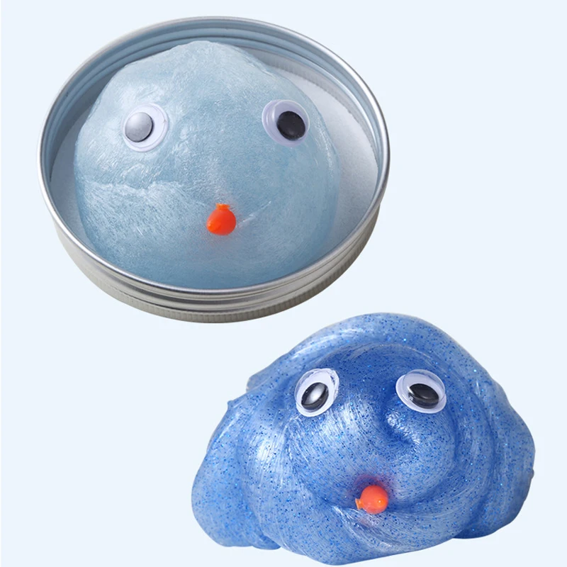 2019 Transparent Slime Toys Crystal Glue for Fluffy Putty Cloud Slime Plasticine Clay Light Polymer Kids Antistress Toy Gift (7)