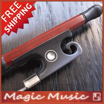 

Free Shipping! PERNAMBUCO Violin Bow with Ebony Snail Pattern Frogs Size 4/4, Quick Response