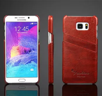 

Fashion case For Samsung Note 5 Business Style leather back Case For Samsung Galaxy Note 5 N9200 Holster With card Holder