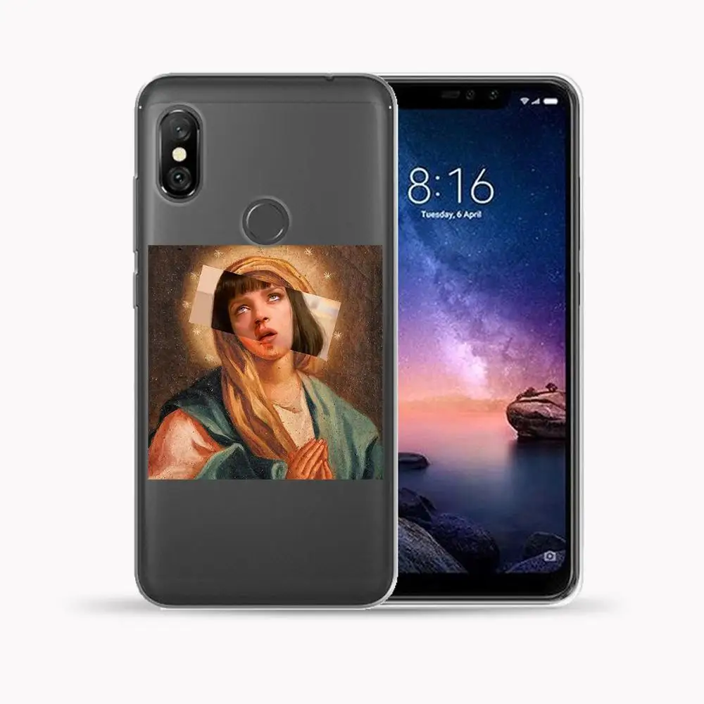 Для Xiaomi mi A1 A2 8 Lite 9 Pocophone F1 5X 6X крышка Мона Лиза moskado мягкий TPU чехол для Red mi 7 5 5A 6 Note 4 4X5 6 7 Pro