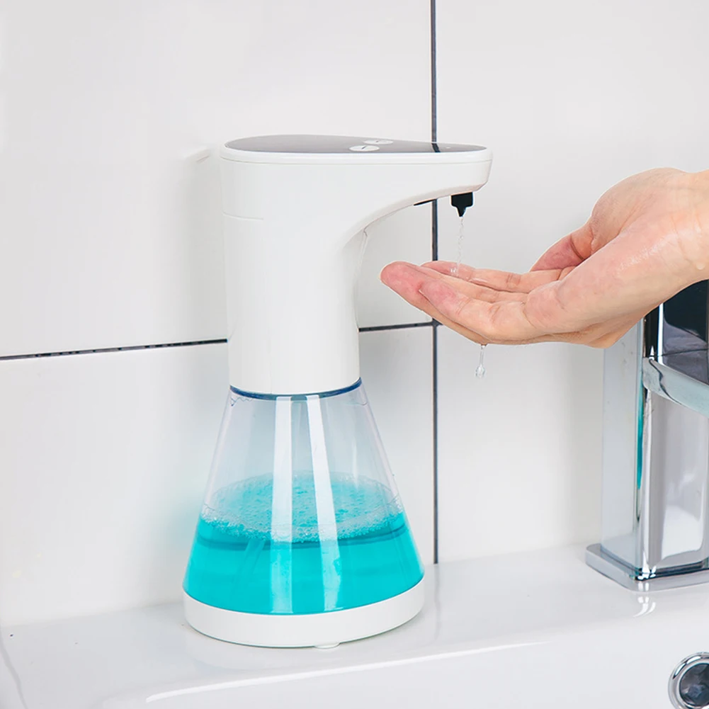 

Durable Infrared Motion Sensor Visual White Automatic Soap Dispenser Kitchen Touchless Liquid Bathroom Adjustable Large Capacity