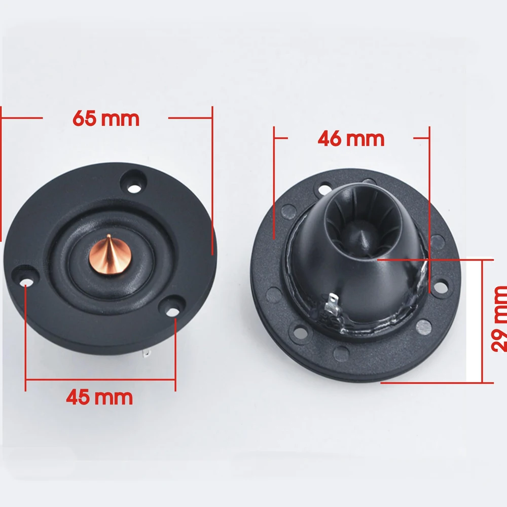 2," дюймовый 65 мм 4Ohm 30 Вт шелковая пленка высокий шаг твитер домашний аудио модификация автомобиля Высокочастотный динамик стерео громкий динамик Рог