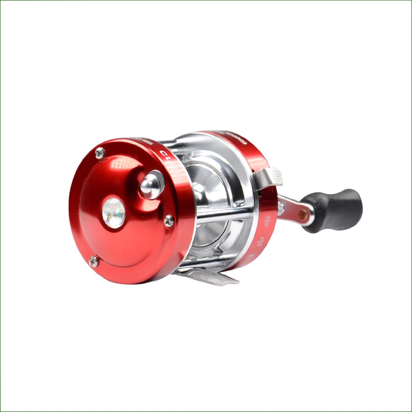

CL30 Right handle Fishing Bait casting Reel Trolling Reel Ratio 5.0:1 Metal Boat Drum Fishing Reel