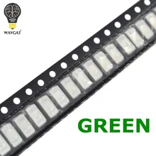 WAVGAT 100 шт 5630/5730 SMD/светодиод SMT зеленый 5730 светодиодный с креплением на любой поверхности красный 3,0~ 3,2 V 520-525 K Ультра яркий светодиодный Диод чип 15-18LM