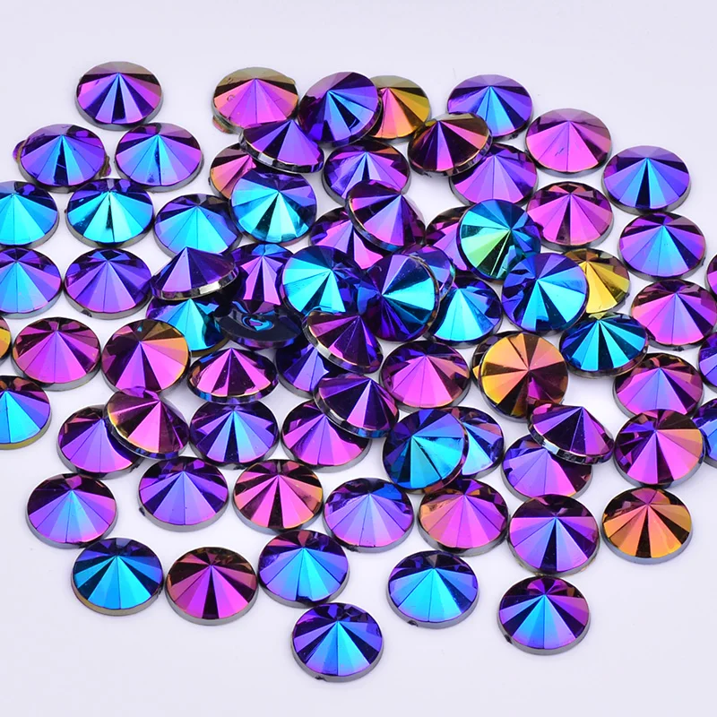 Декоративные круглые Стразы для ногтей JUNAO 4 5 6 10 мм|crystal non hotfix|rhinestones roundnail art stones |