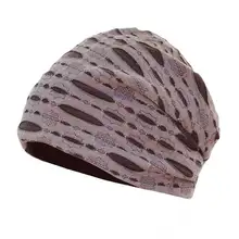 Газовое Для мужчин/Для женщин Стильный Хлопок с голенищем «гармошкой», полый шапочка Кепки Весна Однотонные хлопковая кепка chemo Шапка-бини сапоги высотой выше колена, шляпа с черепом