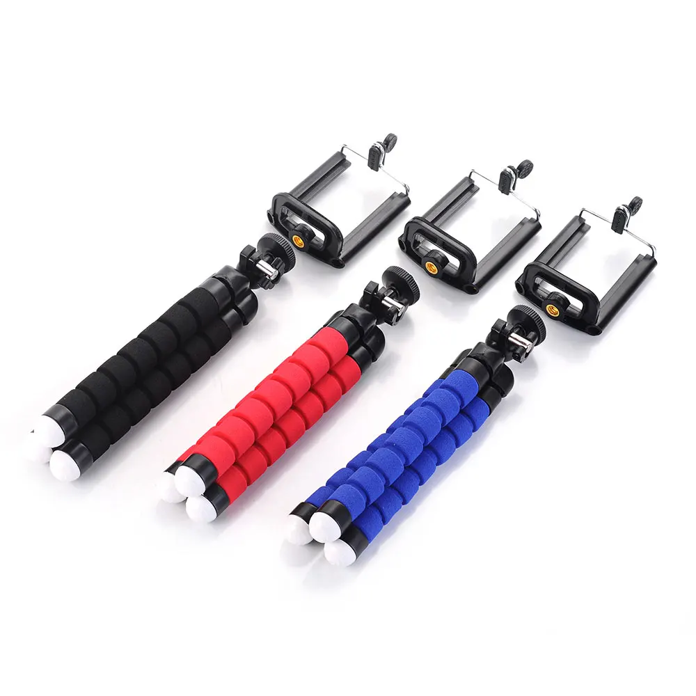 

Universal Smartphone Tripod Mount, Mini Flexible Sponge Octopus mobile phone holder, Cell Phone Holder