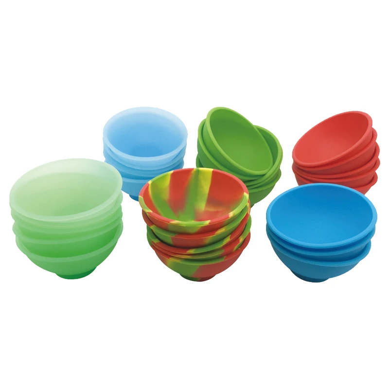 New Wax Dab Container Jar Silicone Dab Bowls Storage Kitchen Jars Slick