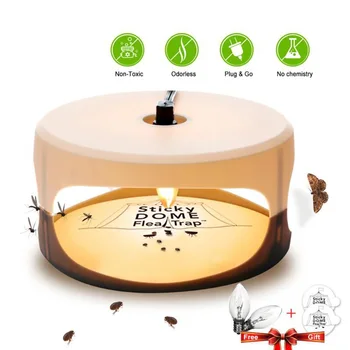 

Sticky Flea Killer Trap Lamp Household Non-toxic Bug Control Insect Killer Pet Flea Eliminate Tool