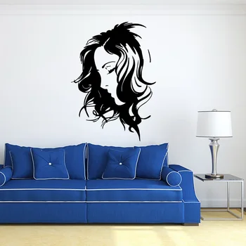

Thought Woman Wall Decal Wall Stickers Girls Room Art Mural Removable wall decal