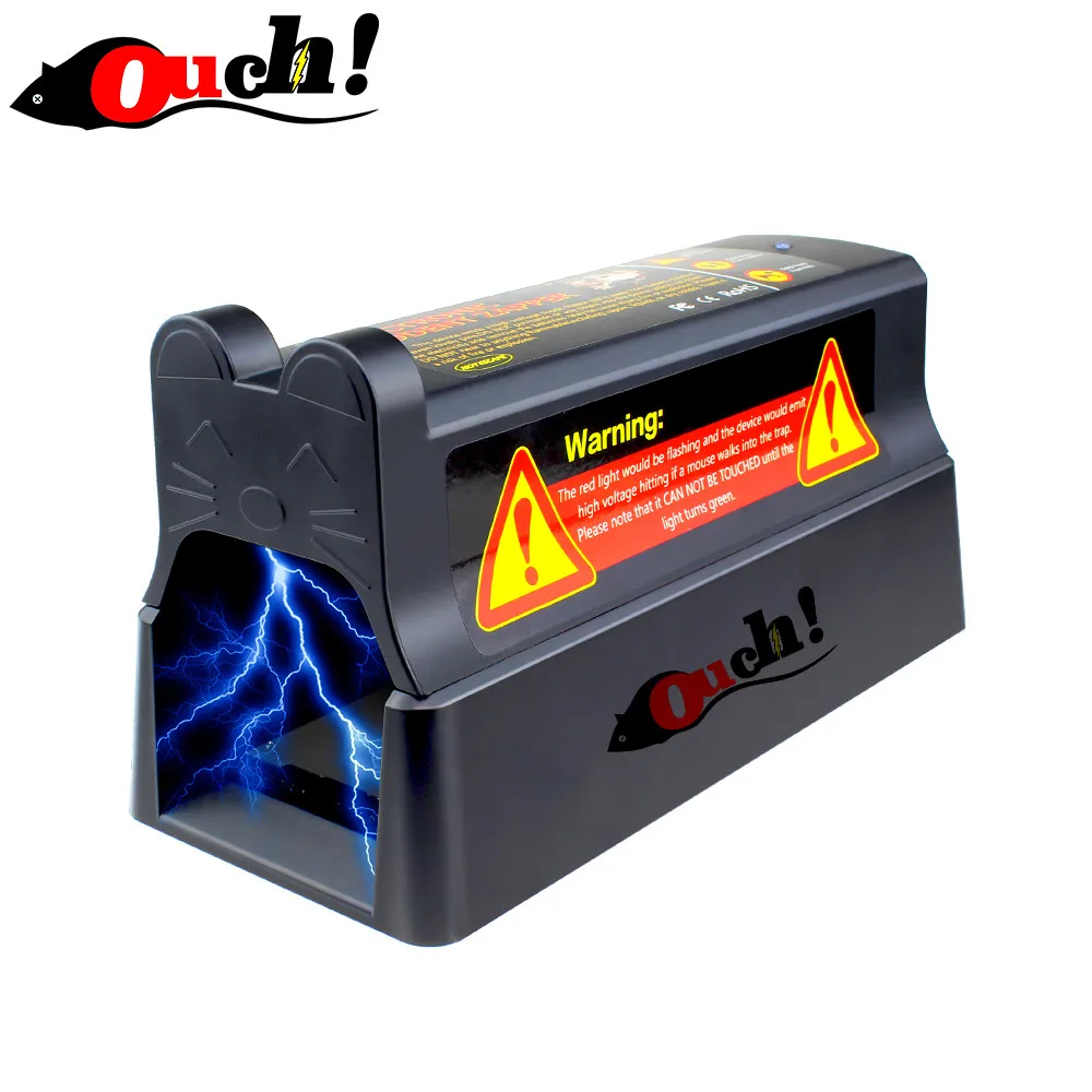 

OUCH Electric High Voltage Mouse Traps Rat Trap UK Plug Adapter Effective and Powerful killer for Mice Home-use