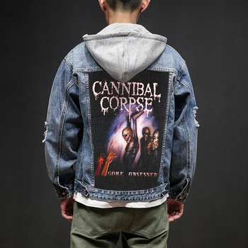 

Bloodhoof Store Cannibal Corpse Rock And Roll Death Heavy Hardcore Punk Style Patch Designs Denim Jeans Jackets And Coats