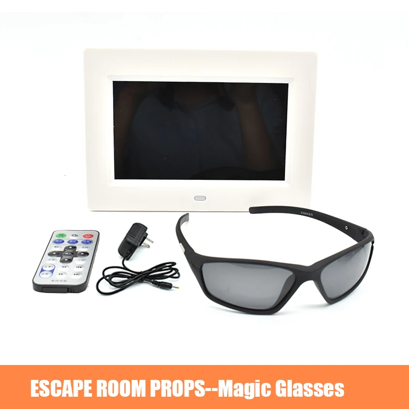 Волшебные очки Escape Room Prop используются удивительные чтобы найти невидимые ключи