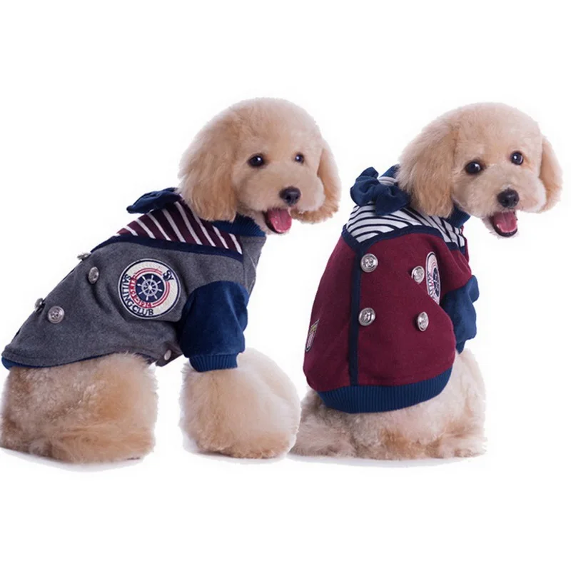 Fashion Comfortable Small pet dog sweater cute dog hoodie clothes in