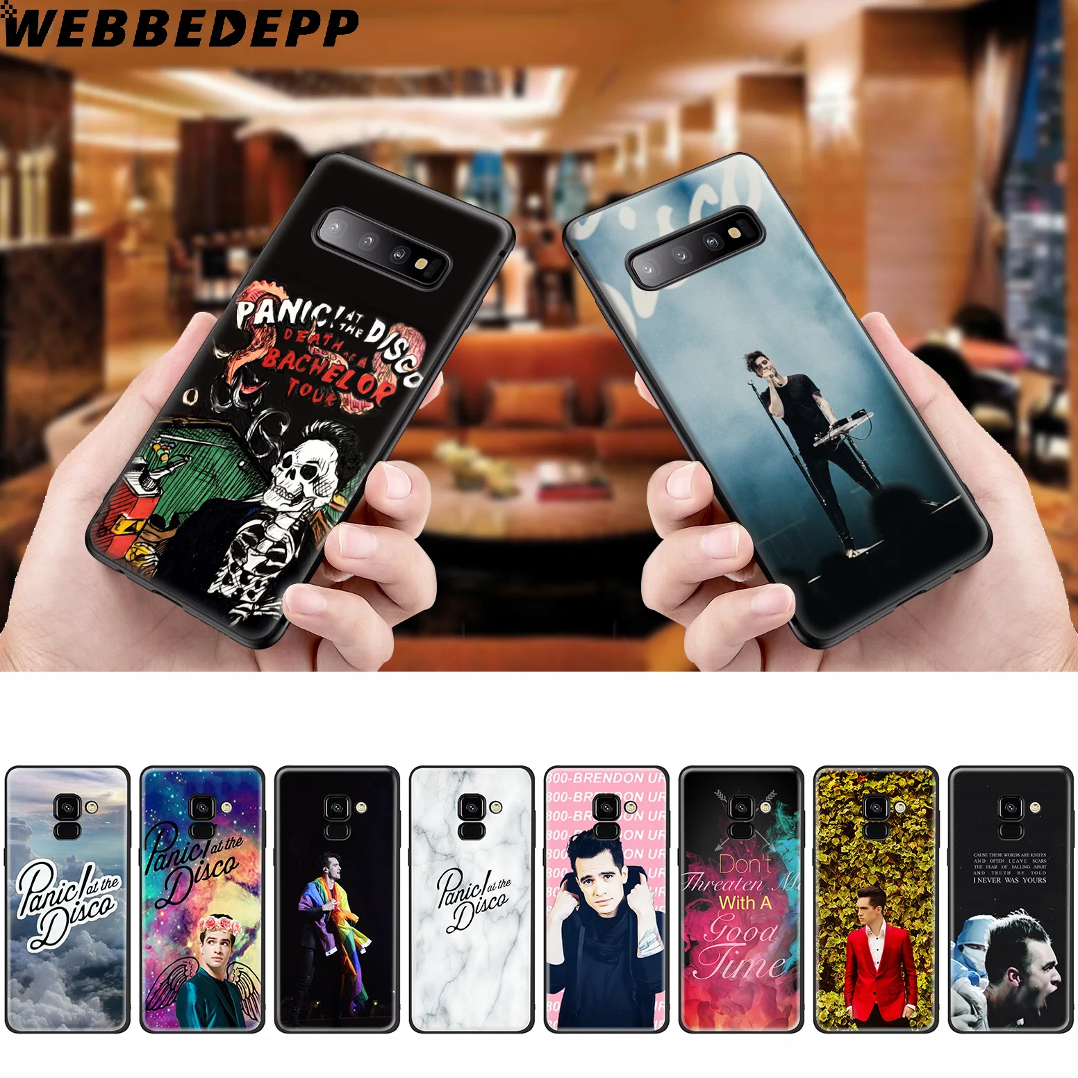 WEBBEDEPP Panic! В Disco силиконовый чехол для Samsung Galaxy A3 A5 A6 A7 A8 A9 A10 A20 A30 A40 A50 A70 M10 M20 M30 |