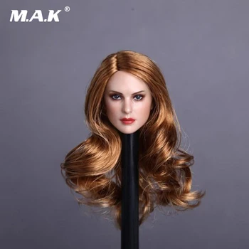

1/6 Female Head Sculpt Blonde/Brown Hair Head for 12 inches PH VH Body Action Figures Accessories