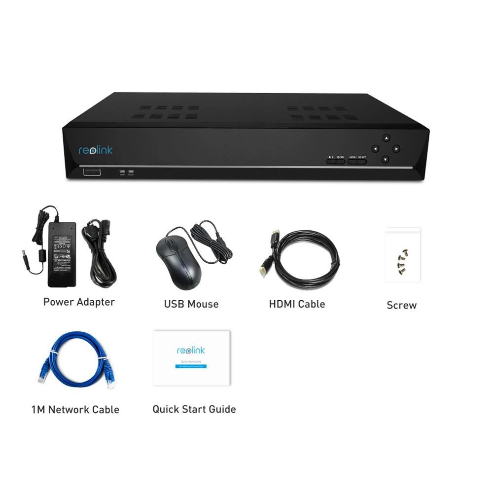 Reolink 16ch 5MP POE Сетивой Видеомагнитофон С 3ТБ HDD ТОЛЬКО для ip камеры RLN16 410|hdd 3tb|hdd video