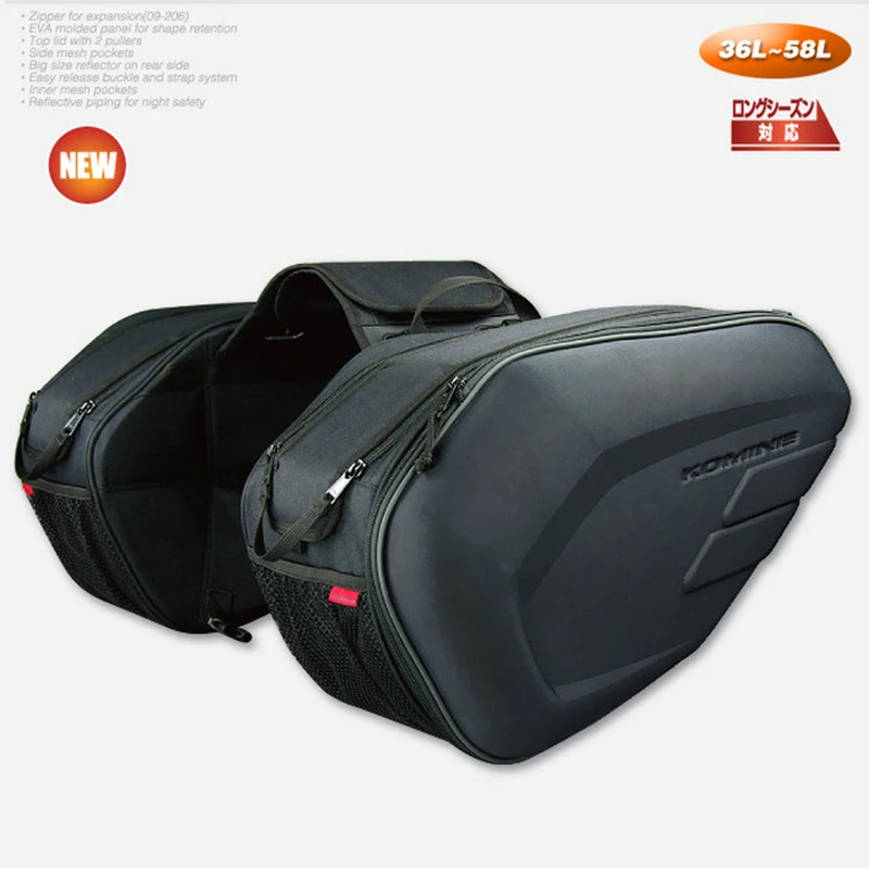 

NEW SA-212 Motorcycle Saddle bag Saddlebags luggage Suitcase Around Motorcycle Rear Seat Bag Saddle Bag with Waterproof Cover