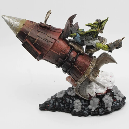

Good package DC6 WOW Gibzz Sparklighter Goblin Tinker 7 inch PVC Model Toy Action figure