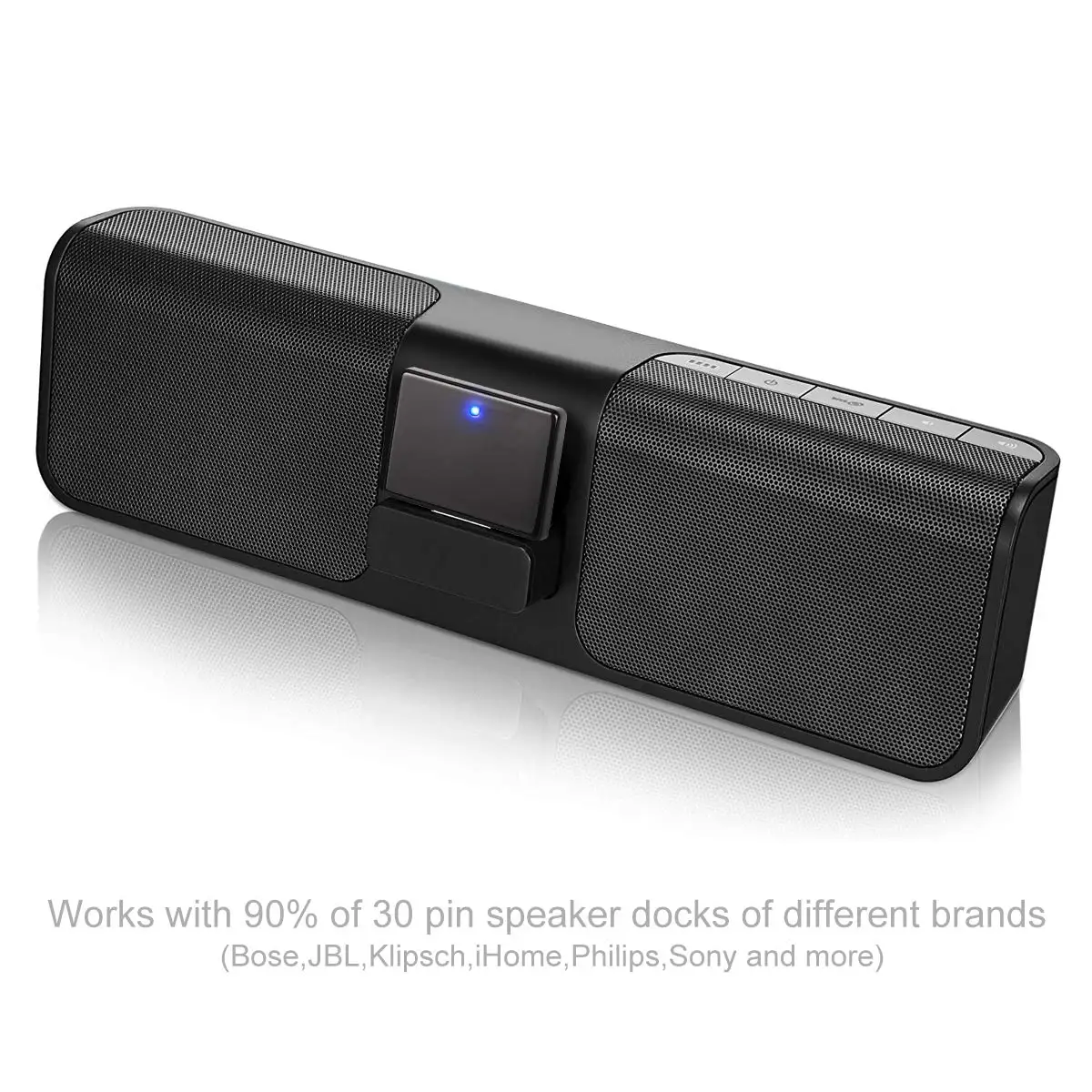 30Pin Мини Bluetooth 4,2 A2DP музыкальный приемник беспроводной стерео аудио 30 pin адаптер для Apple iPod HIFI акустическая система звуковая док-станция