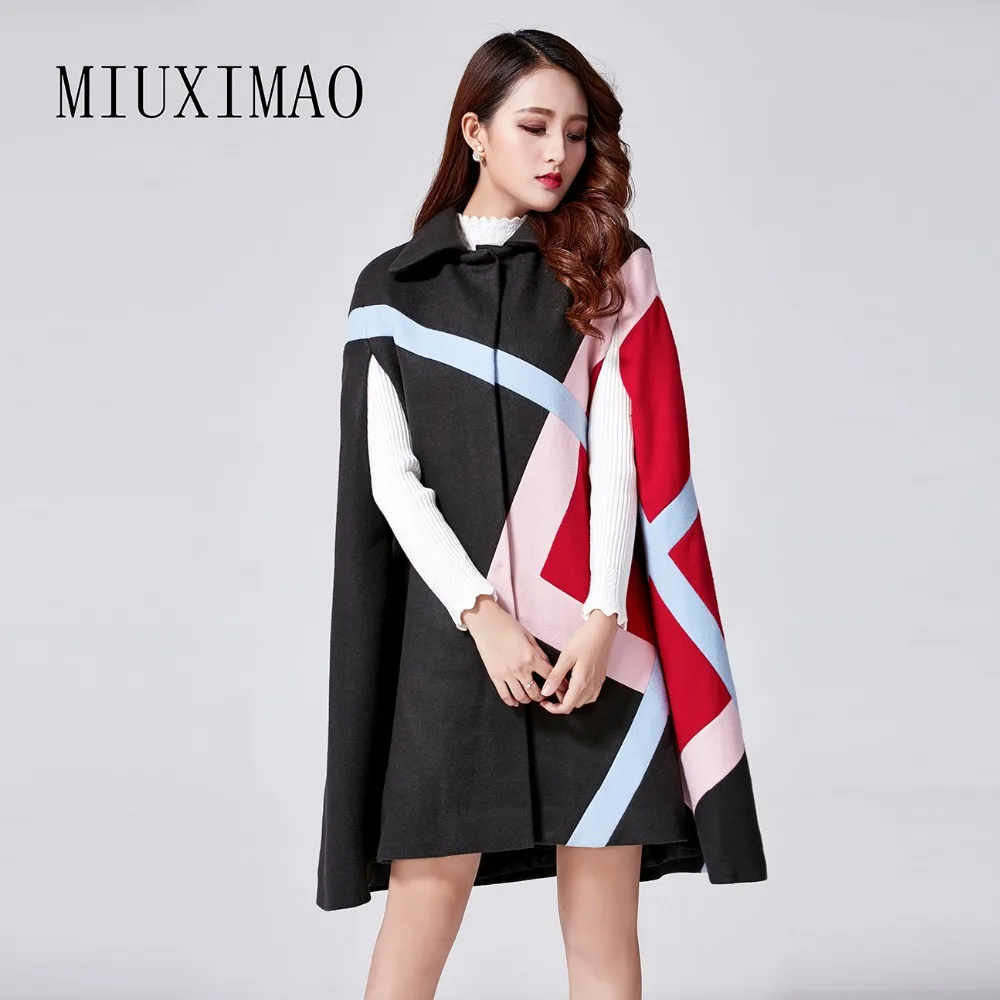 Chaud Manteau Et 2017 De Arrivée Impression Turn Pardessus Manteaux Modèle down Cru L'europe Laine D'hiver Femmes Automne Nouvelle Collar 4IZO8w