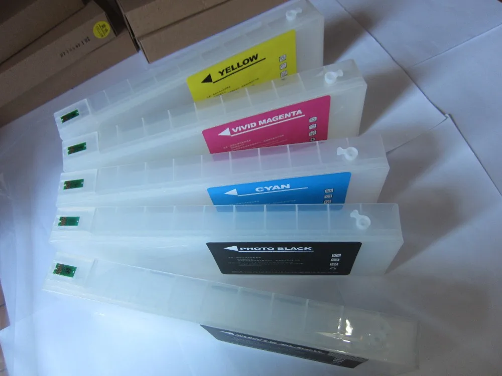 Large format printer refillable ink cartridge for epson stylus pro 7908