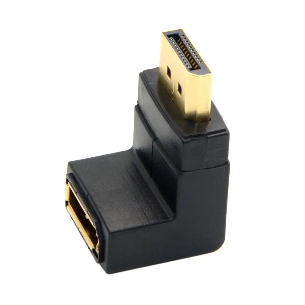 Кабель с наклонным углом 90 градусов DisplayPort Male to Female Extension Adapter|displayport female|displayport
