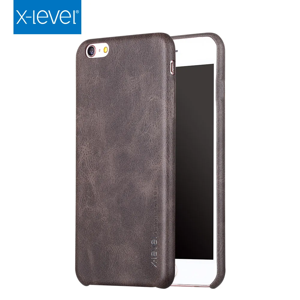 Vintage Cover For Apple iPhone 8 Case Leather Slim