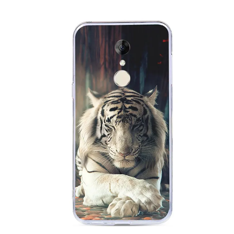 J&R Drawing Phone Case For Alcatel 3L Silicone Soft TPU Back Cover For Alcatel 3L 5034D Cartoon Animals Flower Protective Cases