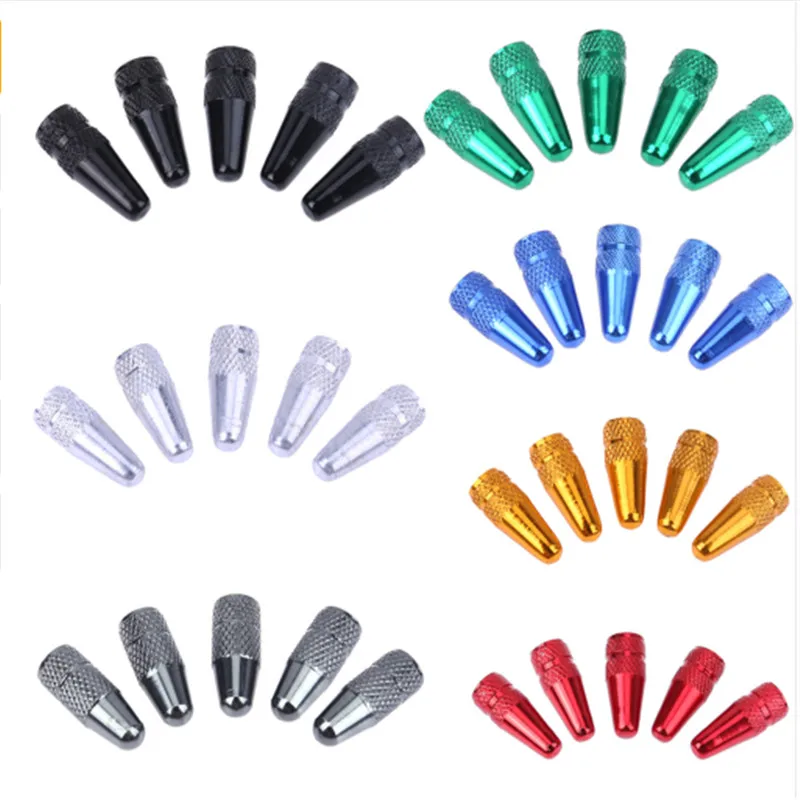 

5pcs Bicycle Wheel Tire Covered Protector Road MTB French Tyre Dustproof Bike Presta Valve Cap Accessories