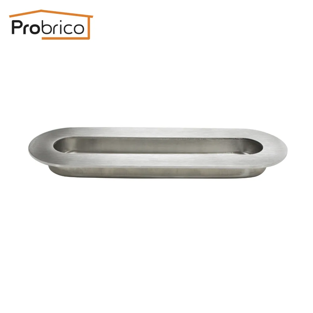 Probrico Furniture Hidden Handles Flush Recessed Pulls Drawer Knobs Cupboard Wardrobe Siding Door Pull Embed Kitchen Handle 1PCS