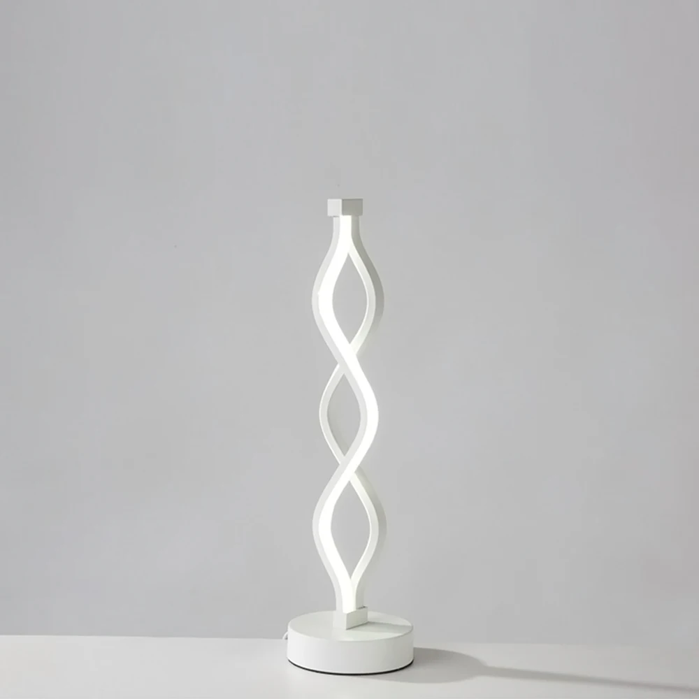 Candeeiro de Mesa Proteção para os Olhos Moderno Quarto Estudo Lâmpada Cabeceira Minimalista Acrílico Alumínio Eua - ue Plug 18 w Led 16 Moderno 18 w led candeeiro de mesa