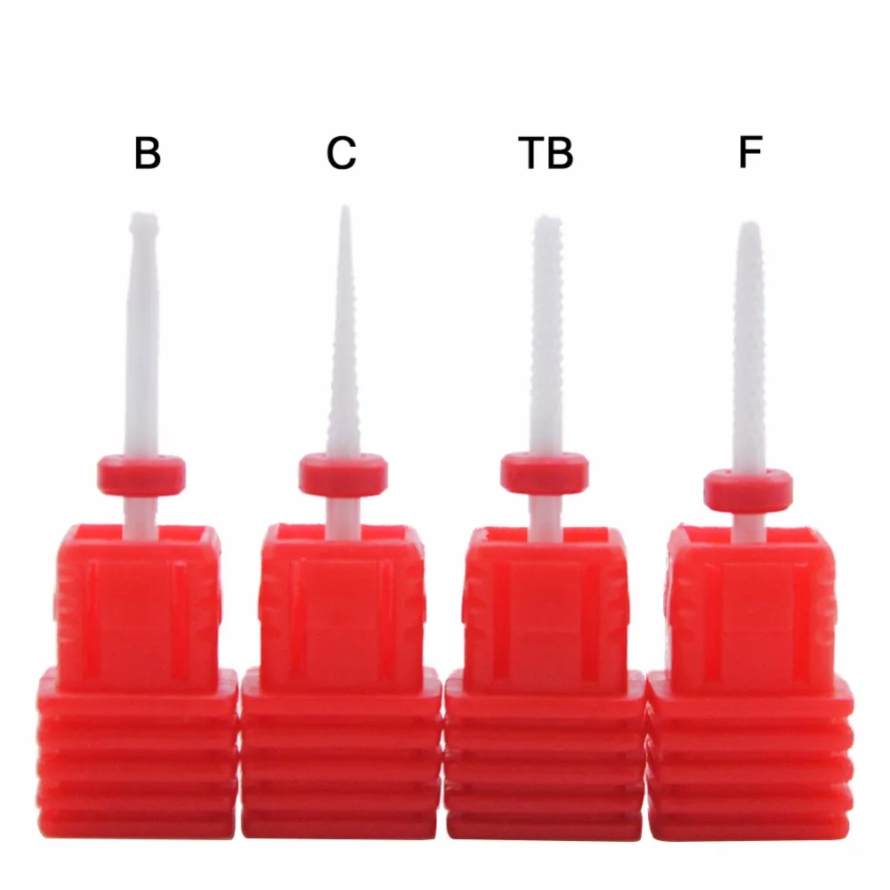 

1PC Ceramic Nozzle Nail Drill Bit Milling Cutter For Nail Electric Drill Manicure Machine To Remove Acrylic Gel Nail Polish