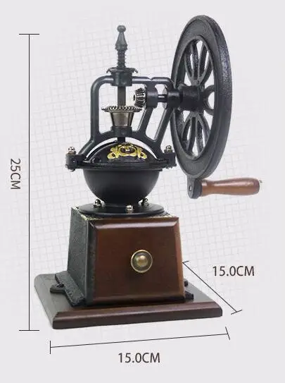A1 Ретро ручная шлифовальная машина домашняя кофемолка ручная мельница чугунное колесо супер усилие lo94244