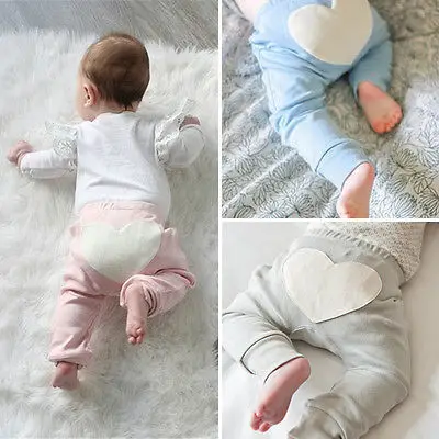 

Autumn/Spring Kid Boy Girl Infant Pants Baby Heart Printed Cotton Harem Pant Baby Casual Bottom Children Clothing Traning Pants