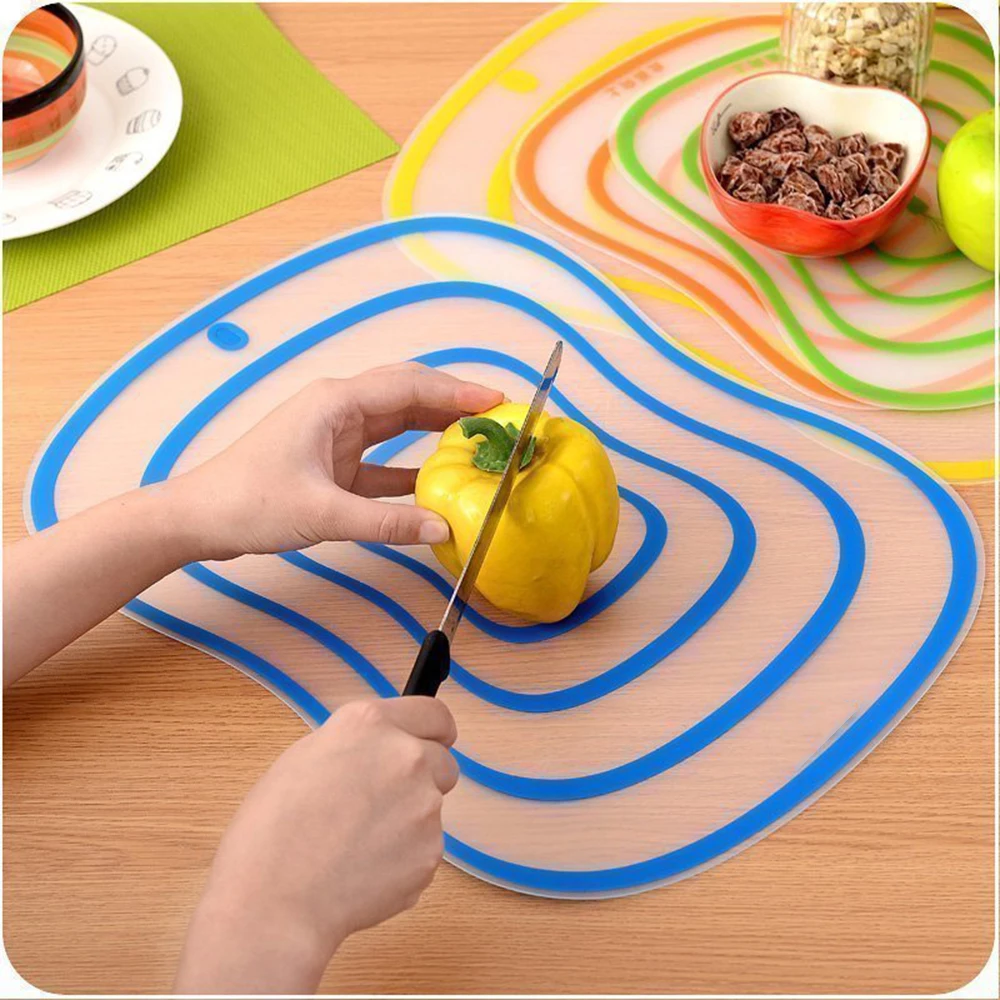 

1Pc Plastic Chopping Board Non-slip Frosted Kitchen Cutting Board Vegetable Meat Tools Kitchen Accessories Chopping Board