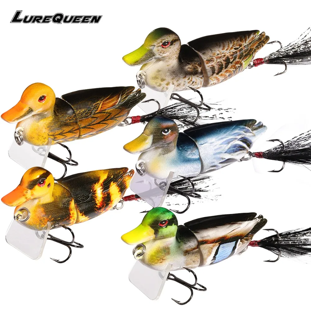 Buy 5Pcs/lot Duck Fishing Lure Crankbait Minnow