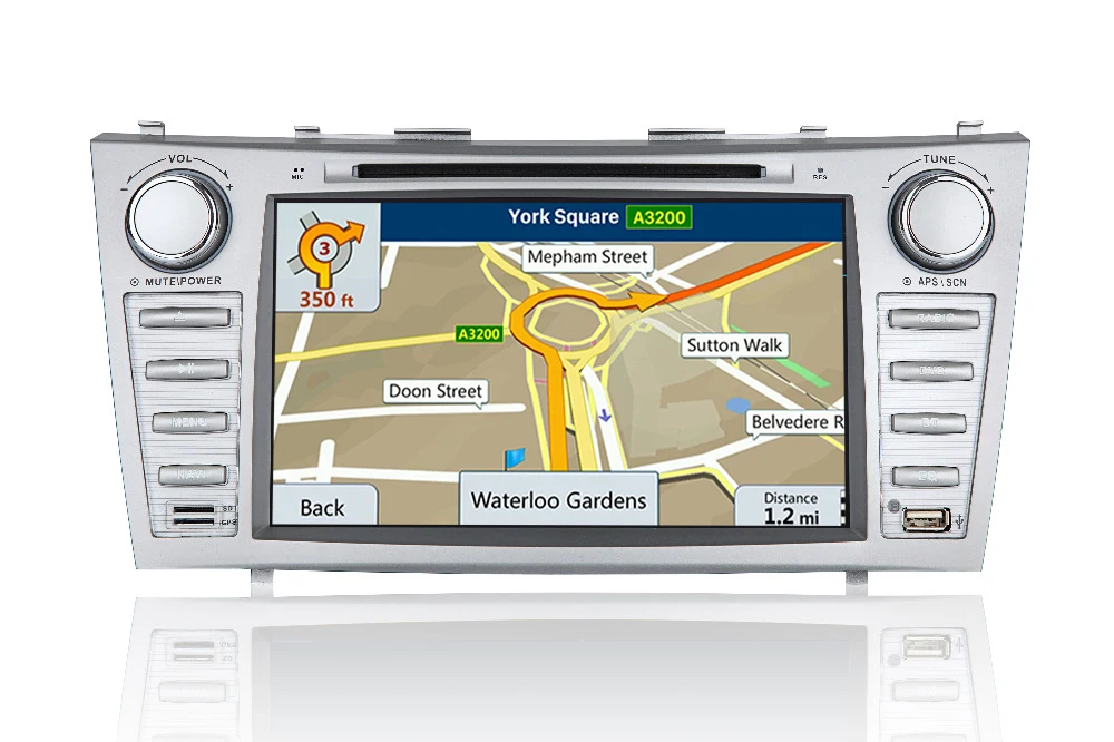 Excellent 8" Car DVD player with GPS BT/TV USB SD AUX,audio Radio stereo,Car multimedia headunit for TOYOTA CAMRY 2007 2008 2009 2010 2011 2