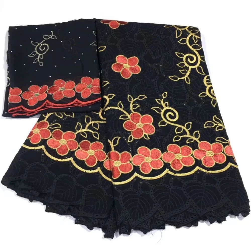 

African Dry Lace Fabric embroidered Swiss Cotton Lace High Quality Swiss Lace Fabrics For Wedding Dress HSDE162