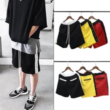 Мульти Цвета повседневные мужские шорты летние однотонные Цвет пустой шорты Для мужчин эластичная кулиска на талии сетки Материал шорты