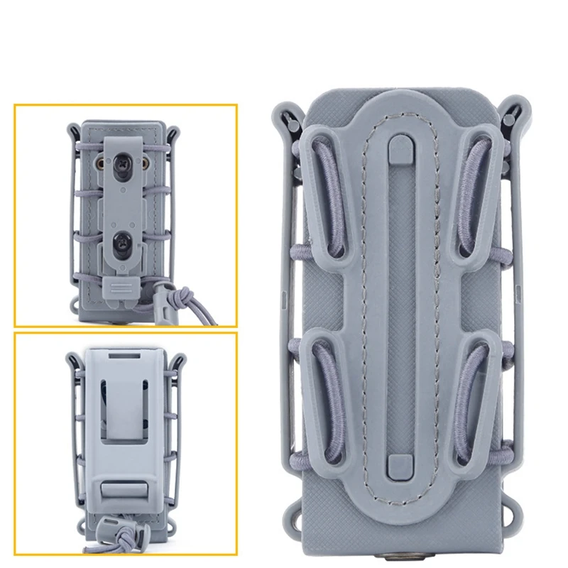 Molle 9 мм Тактический Одноместный подсумок Открытый Топ сумки для 9 мм держатель картриджа подсумок винтовка карман