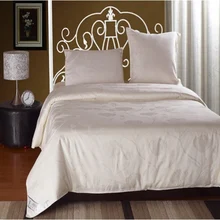 Natural winter Silk quilt Good warm subtle soft cotton blanket white silk quilts 160 * 210cm 1000g for wedding gifts