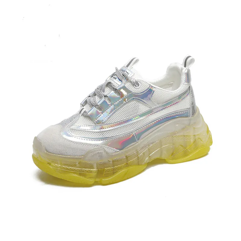 

Fashion Women Sneakers Height Increasing Summer Waterproof Wedges Sneakers Platform Shoes Woman Mesh Breathable Casual Shoe
