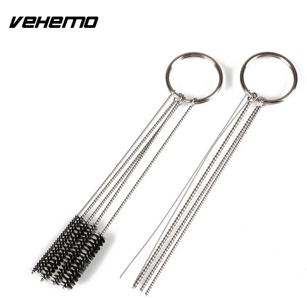 

Vehemo Vehemo Car Motorcycle Carburetor Carbon Dirt Jet Remove Cleaning Needle Brush Tool Set
