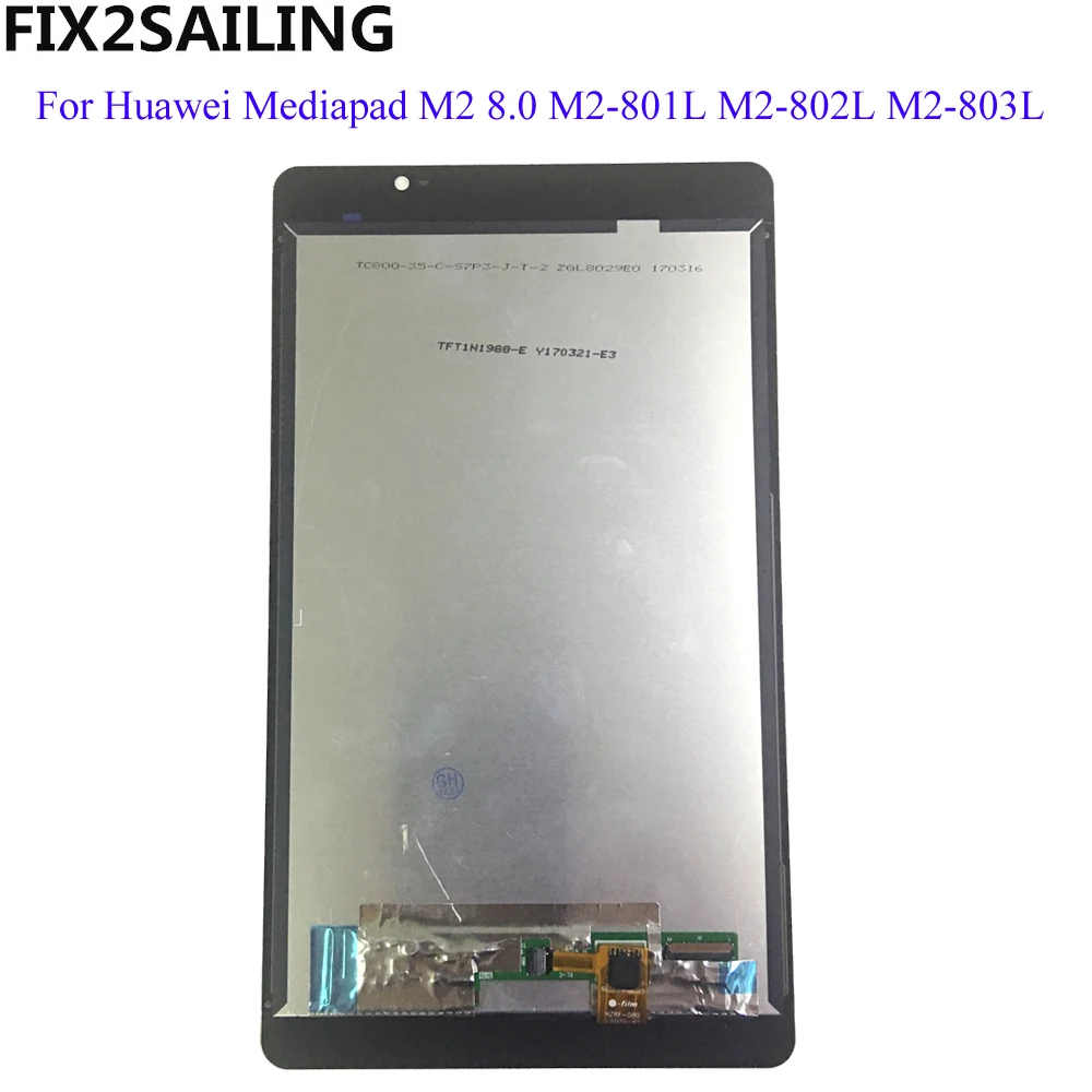 

New Lcds For Huawei Mediapad M2 8.0 M2-801L M2-802L M2-803L 100% Tested Full LCD Display Touch Screen Digitizer Assembly