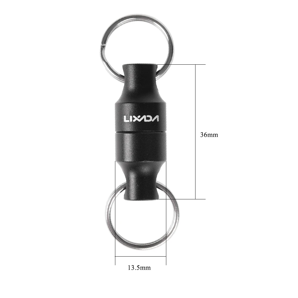 Fly Fishing Magnetic Net Release Holder Keeper Magnet Clip Landing Net Connector with Retractable Fishing Line Clipper